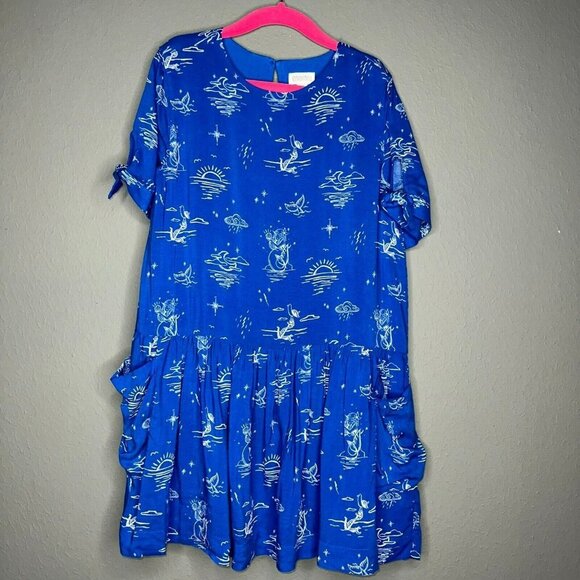 GYMBOREE Girls Mermaid Print Summer Dress Girls Size 5 - Picture 1 of 6